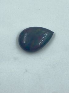 Piedra suelta de ópalo de fuego natural negro de alta calidad, corte pera, 5.26 quilates, hermosa piedra para la fabricación de joyas. - Product Image 5