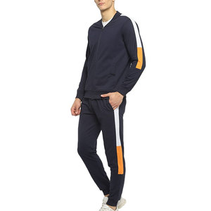 Survêtement d'entraînement uni à fermeture éclair pour hommes – Grande vente, survêtements personnalisés ajustés et respirants à fermeture éclair pour adultes - Product Image 2