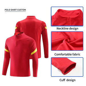 เสื้อสเวตเชิ้ตแบบสวมหัวสำหรับกีฬา Wearpex OEM แบบกำหนดเอง ชุดฝึกซ้อมฟุตบอลแบบรีดร้อน ชุดวอร์มสำหรับสโมสรและทีม ชุดวอร์มฟุตบอลพร้อมกางเกง 100% - Product Image 3