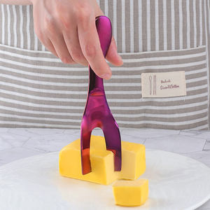 Couteau à beurre en acier inoxydable de qualité supérieure, ustensile de cuisine pour une découpe lisse, accessoire de cuisson et de service, gadget ménager essentiel - Product Image 1