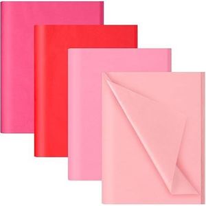Carta Velina Rosa 50x50 cm, 80 Fogli per Sacchetti Regalo, Matrimoni, Feste di Compleanno, Lavori Fai-da-Te - Product Image 2