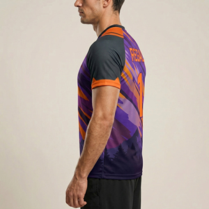 เสื้อวอลเลย์บอลโพลีเอสเตอร์ 100% สำหรับทีมชาย เสื้อวอลเลย์บอลแบบซับลิเมชั่น ชุดกีฬาผู้ชาย เสื้อวอลเลย์บอลคอวี - Product Image 3