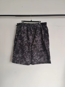 Pantalones Cortos Deportivos de Camuflaje Digital para Hombre, Pantalones Cortos de Baño, Diseño Desert Pixel, 100% Algodón, Secado Rápido, Corte Holgado, Cintura Elástica Media - Product Image 4