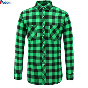 เสื้อเชิ้ตผู้ชายแบบมืออาชีพสั่งทำพิเศษ เสื้อเชิ้ตแขนยาวลายสก็อตผ้าแฟลนเนลสำหรับผู้ชาย เสื้อเชิ้ตลายสก็อตลำลองสำหรับฤดูใบไม้ร่วงและฤดูหนาว - Product Image 5