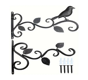 Scroll End Iron <b>Plant</b> Hanging Bracket - Product Image 1