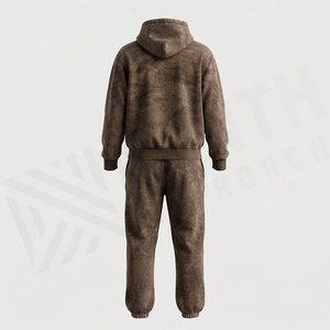 Nuevo Diseño, Chándal para Hombre, Talla Grande, Lavado Ácido, Algodón Transpirable, Informal, para Otoño e Invierno, con Capucha, Ropa Deportiva Premium - Product Image 2