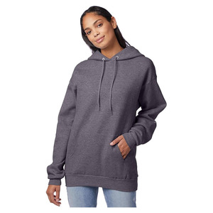 Sudadera con Capucha Negra de Color Sólido para Hombre, Sudadera de Algodón, Sudadera Informal con Bolsillo Tipo Canguro - Product Image 6