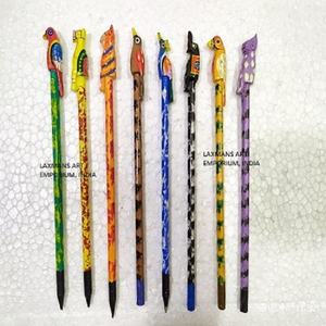 Lápices de madera hechos a mano pintados a la moda para niños lápiz hecho a mano para niños lápiz de madera al por mayor regalo de madera juguetes de madera - Product Image 1