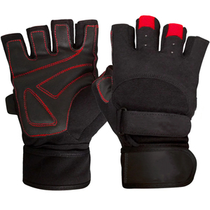 Gants de combat MMA professionnels en cuir PVC demi-doigts pour adultes, gants de grappling et de boxe pour hommes, gants MMA professionnels pour hommes - Product Image 4