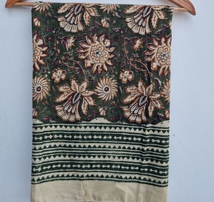 Wholesale Hand Block Bagaru Print Cotton Beach <b>Sarong</b> For Women Artisan Hand Printed Pareo Wrap Vacation Resort Wear Cover Up - Product Image 4