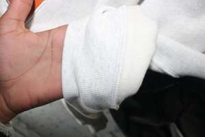 Sudadera TEXAS EX WHITE con Cuello Alto, 100% NARANJA, Apliques Bordados, Cuello Ancho, URBAN PRODUCTIONS - Product Image 6