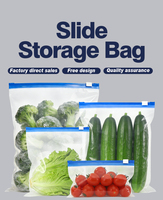 Sachet refermable robuste et élastique en LDPE biodégradable de qualité alimentaire, résistant à l'humidité, avec fermeture coulissante personnalisée pour aliments pour animaux, collations et usage domestique