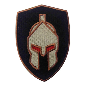 Parche de tela bordado a mano personalizado para blazer, insignia 3D tejida con pin de seguridad para uniformes y decoración de logotipos - Product Image 4