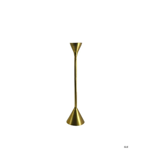 Candelero de Metal Dorado para Navidad, Hecho a Mano, Ecológico, para Uso Religioso, Candelero Largo - Product Image 3