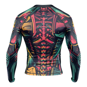 Chemise de surf SeaSkin professionnelle à séchage rapide, antibactérienne, en polyester/nylon, UPF 50+, manches longues pour homme, rashguard BJJ, natation - Product Image 5