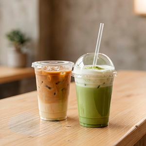 Wholesale 12oz/16oz Disposable PP Single Wall <b>Plastic</b> <b>Cups</b> Lids 95mm For Iced Coffee Tea Juice Beverage - Product Image 1