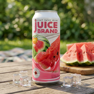 Jus de fruits aromatisé tropical en bouteille aluminium 500 ml Marque Blanche – Pastèque, Fruit de la Passion, Ananas, Orange, Cerise - Product Image 5