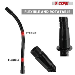 Floor Boom Microphone Stand with Phone and <b>Tablet</b> <b>Holder</b> Adjustable Gooseneck Tripod - Product Image 5