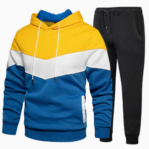 Conjunto de Dos Piezas al Por Mayor: Sudadera con Capucha y Pantalones Deportivos 100% Algodón, Diseño Sólido con Logotipo Personalizado - Product Image 2