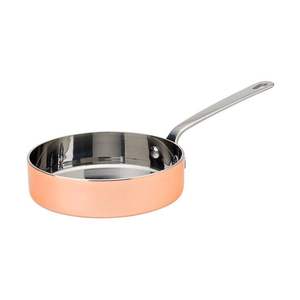 Antique <b>Copper</b> Hammered Finished Steel <b>Fry</b> <b>Pan</b> With Long Handle For Home Kitchen Cookware Stovetop Cooking <b>Pan</b> - Product Image 2