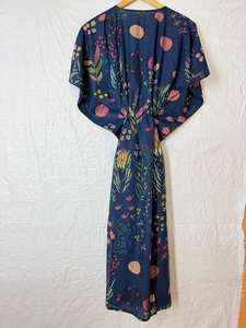 Vestido Kaftán de Algodón con Estampado Floral para Mujer, Holgado, para Playa, Verano, Estilo Boho - Product Image 2