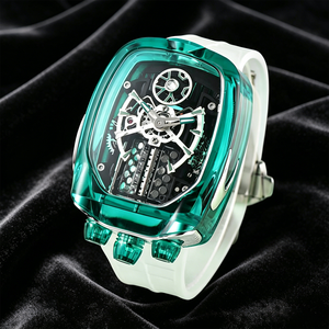 Relojes para Hombre de Lujo, Diseño de Alta Calidad con Empaque, Reloj Deportivo Estilo Hip-Hop, Reloj Mecánico para Hombre - Product Image 3