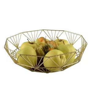 Grand panier à fruits en métal, organisateur robuste pour garde-manger, décoration de table, organisateur décoratif pour table à manger - Product Image 3