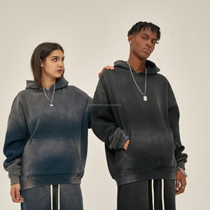 เสื้อฮู้ดผู้ชายโอเวอร์ไซส์ฟอกสีลายดิจิทัลสำหรับฤดูหนาวเสื้อมีฮู้ดโอเวอร์ไซส์สไตล์วินเทจ - Product Image 4