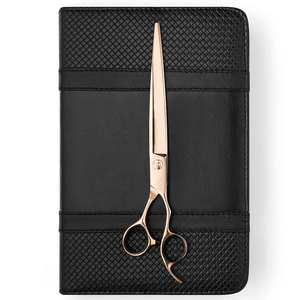 กรรไกรตัดผมระดับมืออาชีพ พรีเมียม บาร์เบอร์ โรสโกลด์ ขนาด 7 นิ้ว สำหรับการจัดแต่งทรงผมอย่างเรียบเนียนและแม่นยำ - Product Image 1