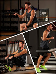 Men's <b>Singlets</b> Fitness Sleeveless Breathable and Quick Dry <b>Running</b> Workout Clothing Bodybuilding <b>Singlets</b> for Sports Wear - Product Image 5