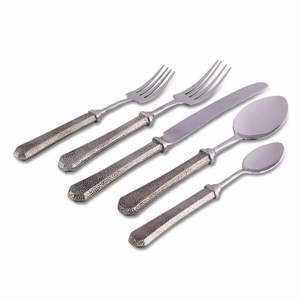 Palace Long Handle Stainless Steel Silverware Cutlery Mirror Polish <b>Flatware</b> Sets Portable Wedding Luxury Metal Knife - Product Image 3