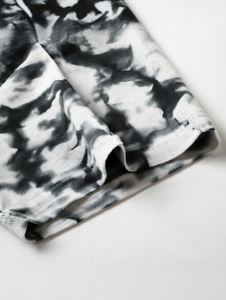 T-shirt ample pour homme effet marbre noir premium, broderie personnalisée, design sur mesure, style hip-hop streetwear - Product Image 5