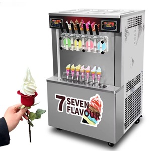 เครื่องทำไอศกรีม 20-28 ลิตร/ชม. 3 รสชาติ แบบตั้งโต๊ะ อัตโนมัติ สำหรับธุรกิจ ราคา - Product Image 5