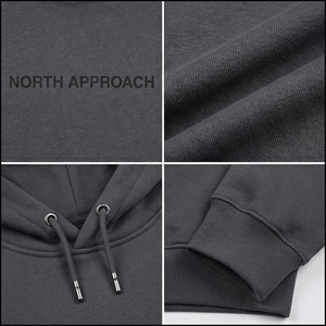 Sweat-shirt à capuche pour homme North Approach, coupe classique, en molleton de coton, décontracté, pour l'automne, avec logo imprimé sur le devant - Product Image 4