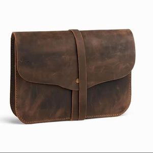 Couverture de carnet en cuir écologique durable, certifiée LWG, étui en cuir personnalisé, papeterie en gros, LBC-0039 - Product Image 1