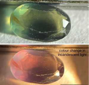 Alexandrite ovale taillée, magnifique alexandrite ovale de qualité supérieure. Alexandrite pour bague. - Product Image 3