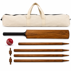 Set de Críquet de Madera Personalizado para Jardín con Bate de Madera con Acabado Antiguo para Promociones, Regalo de Navidad, Publicidad, Souvenir de Fábrica - Product Image 5