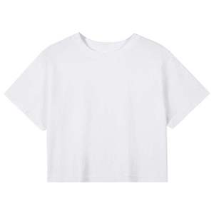 เสื้อยืดครอปแฟชั่นผู้หญิง OEM 210gsm สีดำ ผ้าฝ้าย สตรีทแวร์ สำหรับงานพิมพ์ - Product Image 6
