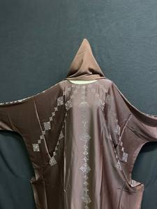 Oferta Especial 2026: Vestido Musulmán Modesto de Dubái con Cuentas y Lentejuelas, Cuello en V, Poliéster, Secado Rápido, Transpirable, Ligero, Manga Larga, Hasta el Tobillo, para Primavera - Product Image 5