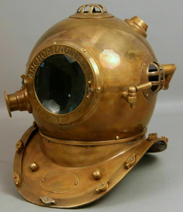 Casco de Buceo Náutico de Latón con Ancla, Estilo Vintage, para Decoración de Hogar, Oficina, Bar, Restaurante, Hotel, Estante o Escritorio - Product Image 4