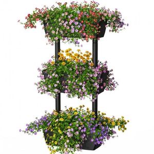 Supporto per Piante Verticale a 3 Livelli Autoportante per Giardinaggio e Uso con Vasi e Fioriere - Product Image 1