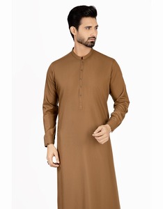 <b>Men</b> Juba Traditional Modest Muslim Robe Islamic Long Clothing Comfortable Loose Fit Breathable Fabric - Product Image 2