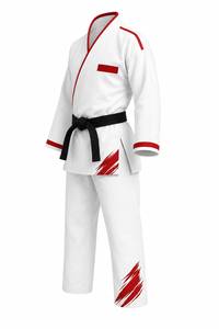 Traditional <b>Karate</b> Uniform with Breathable Cotton Construction, Reinforced Seams and Drawstring <b>Trousers</b> for Daily Practice Line - Product Image 3