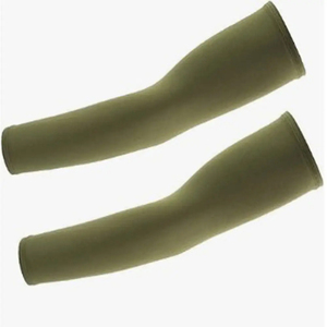 Manches de compression unisexes rouges imprimées respirantes anti-UV pour le cyclisme (PolyesterSpandex) - Product Image 2