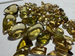 หินควอตซ์น้ำผึ้งธรรมชาติทรงเหลี่ยมเจียระไน ราคาส่งถูกที่ BU GEMS - Product Image 4