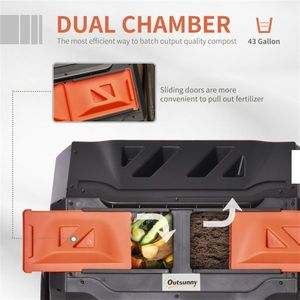 Contenedor de Compostaje con Aireador para una Compostación Eficiente - Product Image 4