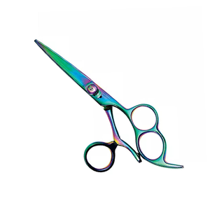 Tijeras de Peluquería Profesionales de 6 Pulgadas al por Mayor, Hechas a Medida, de Acero Inoxidable, con Hojas Rectas y Curvas, Punta Afilada y Obtusada - Product Image 2