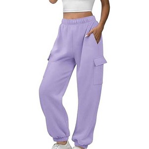 Pantalon de jogging athlétique personnalisé pour femme – Prix de gros – Nouveau style – Pantalon de sport surdimensionné pour femme - Product Image 5