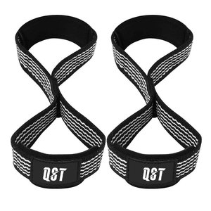 Correas de Neopreno Personalizadas para Levantamiento de Pesas en Forma de 8, para Entrenamientos en el Gimnasio, Correas de Levantamiento de Pesas con Color y Logotipo Personalizados - Product Image 4
