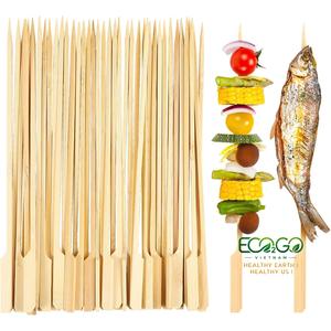 Bamboo Skewer Sticks for Multiple Food Uses <b>BBQ</b>, Grilling, Appetizers, Desserts, Cocktails and Catering Eco2go Vietnam - Product Image 5